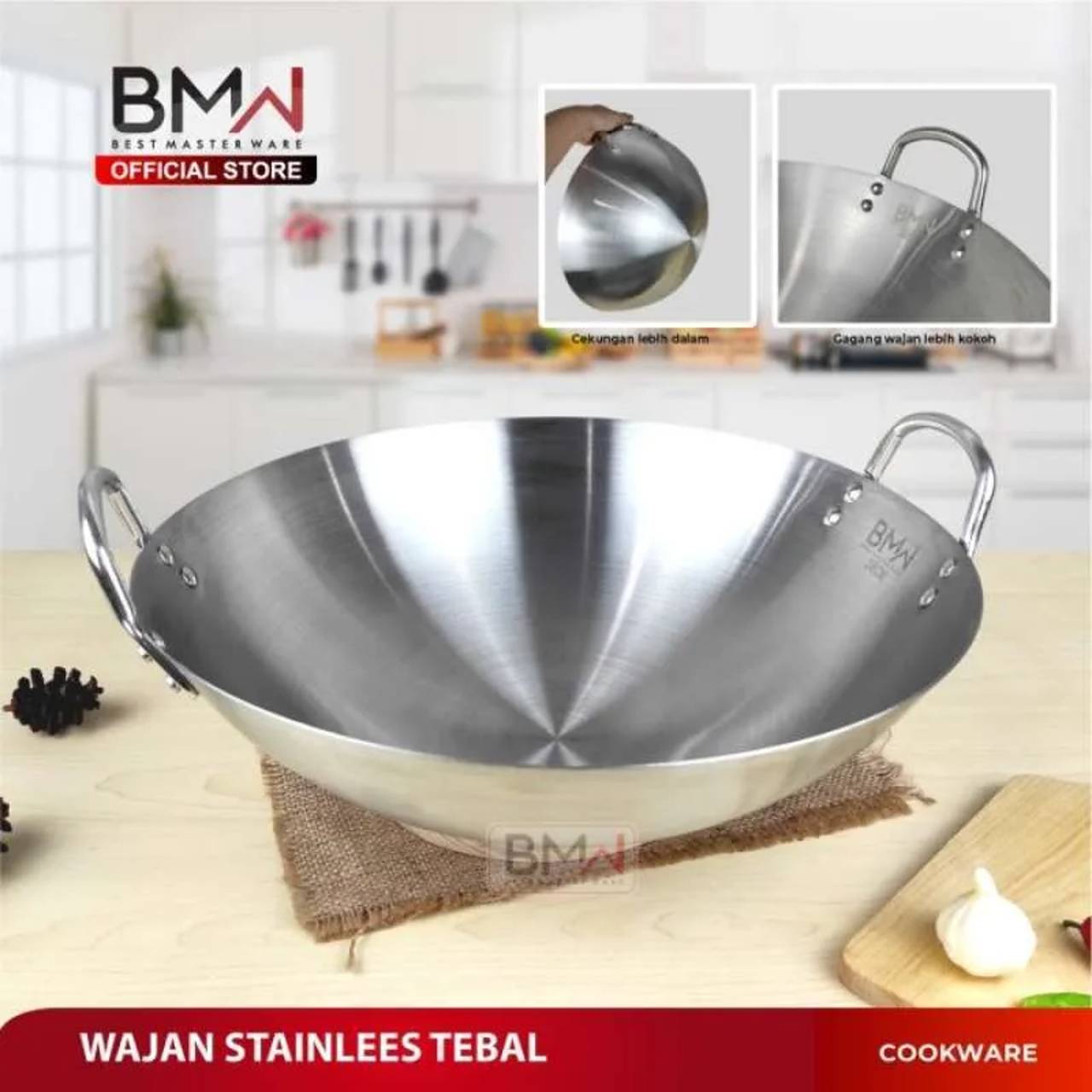 kuali stainless steel Kuali BMW Kitchen Ware