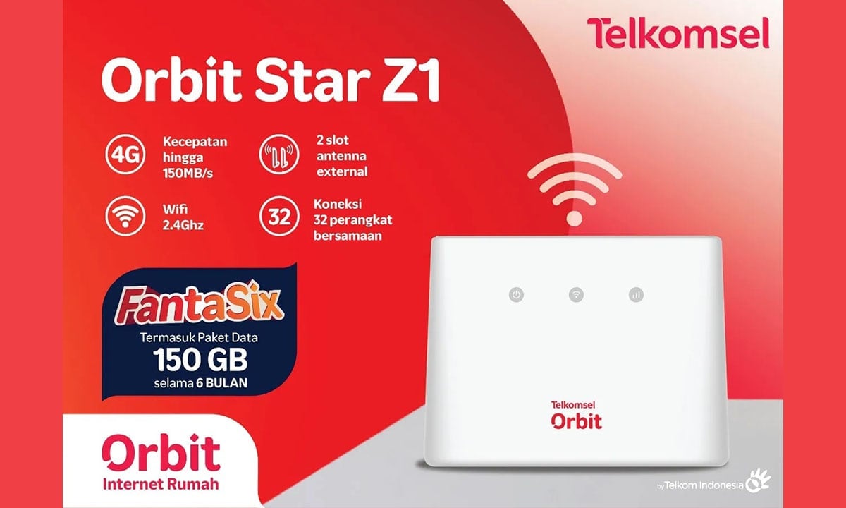 wifi rumah unlimited orbit telkomsel
