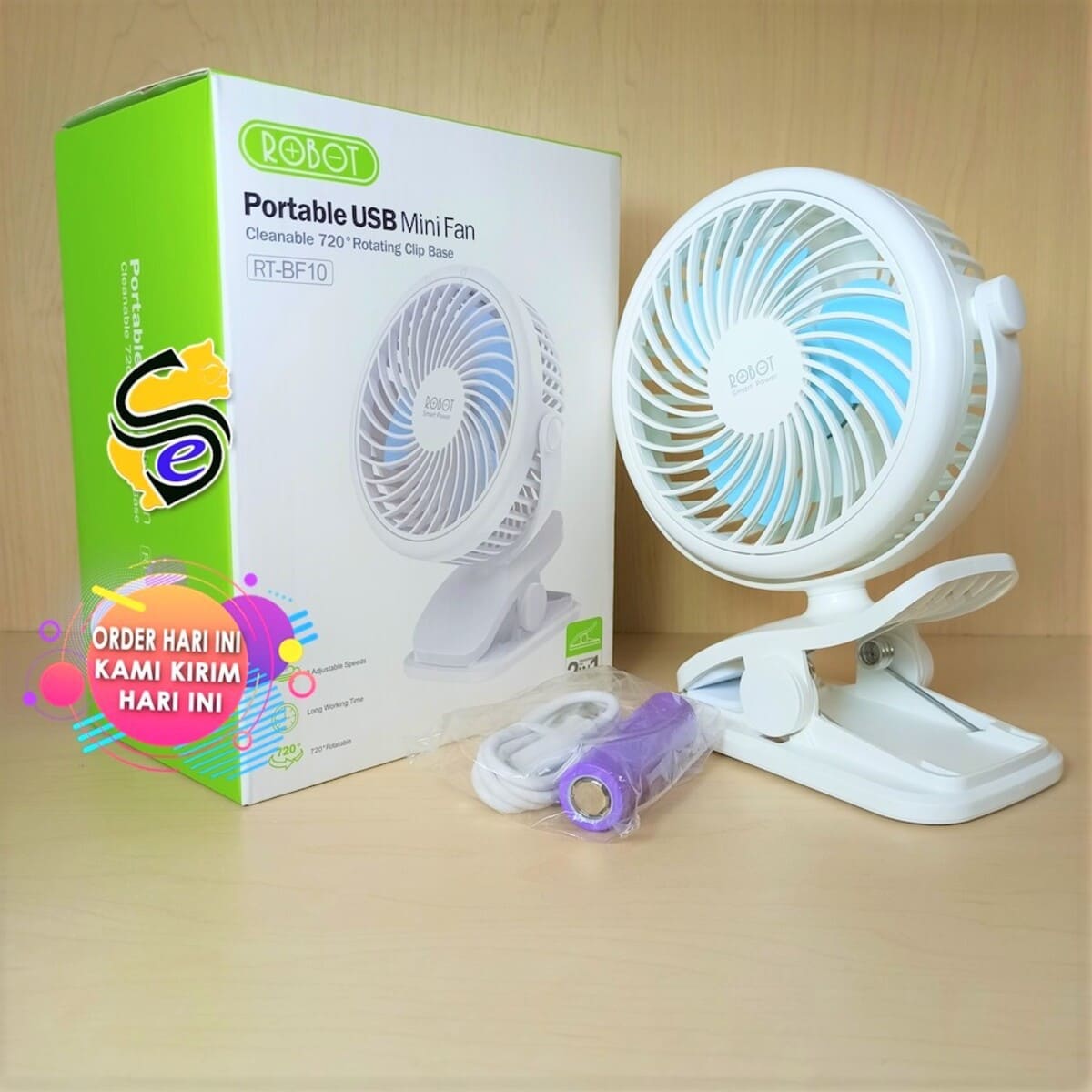 kipas angin mini Robot RT-BF01
