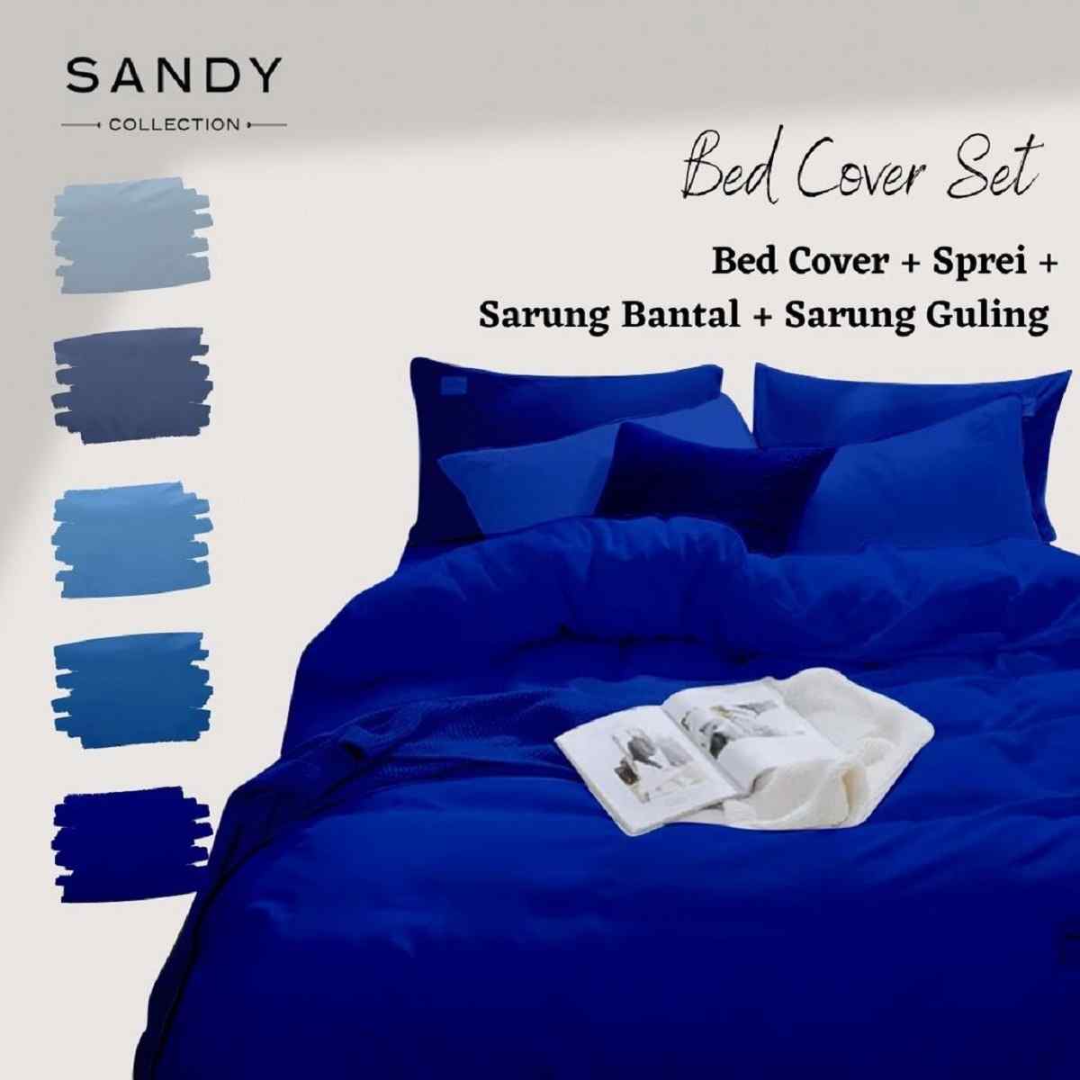harga bed cover sandy collection