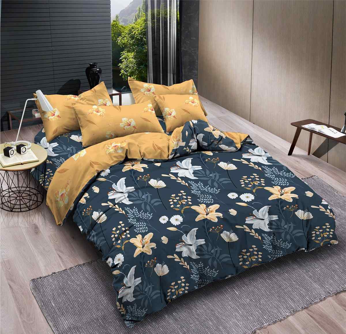 harga bed cover lady rose vallery quincy