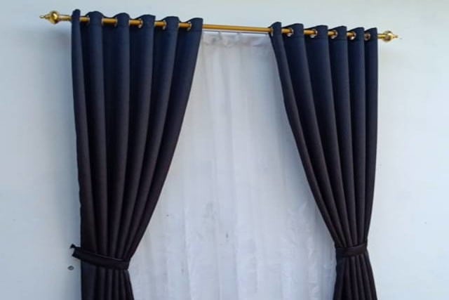 rekomendasi tirai polos murah