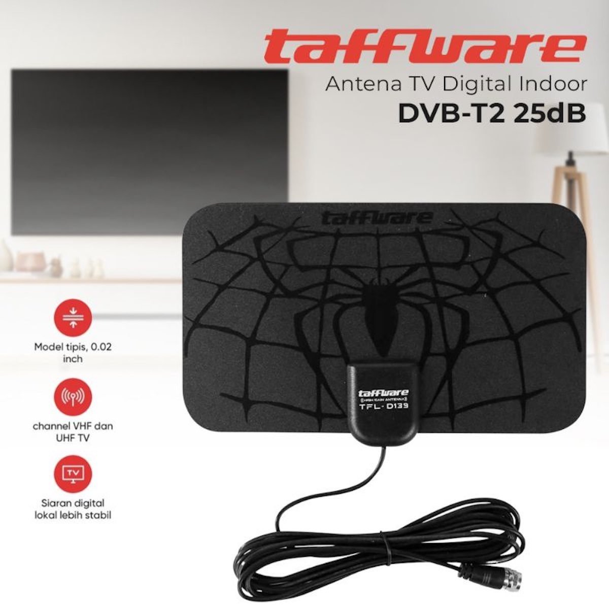 antena tv digital indoor