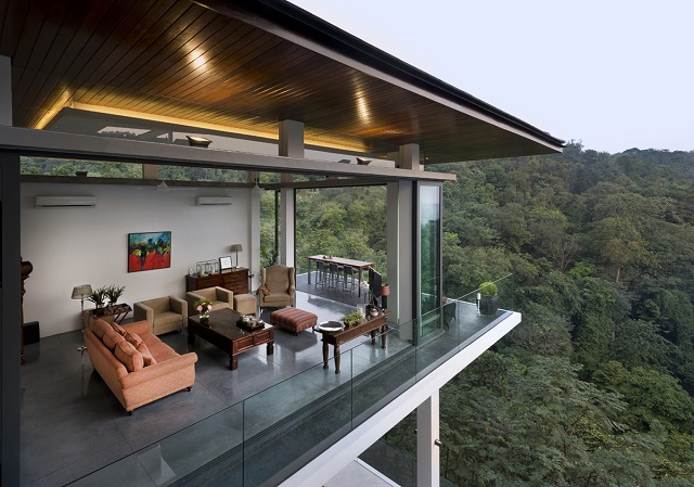 ilustrasi rumah mewah