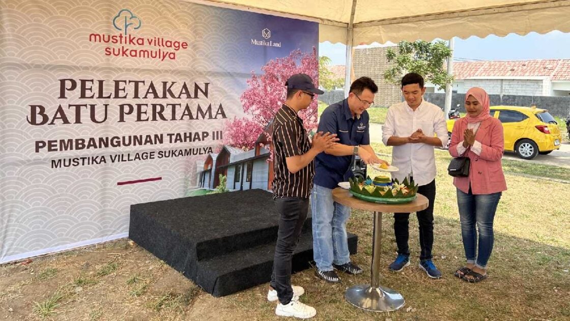 Mustika Land Ajak Pembeli di Groundbreaking Proyek Bekasi. Pertama Kali di Indonesia!