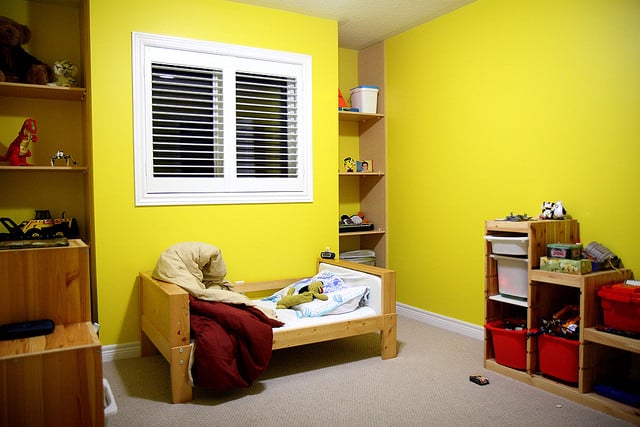 cat dinding rumah warna kuning