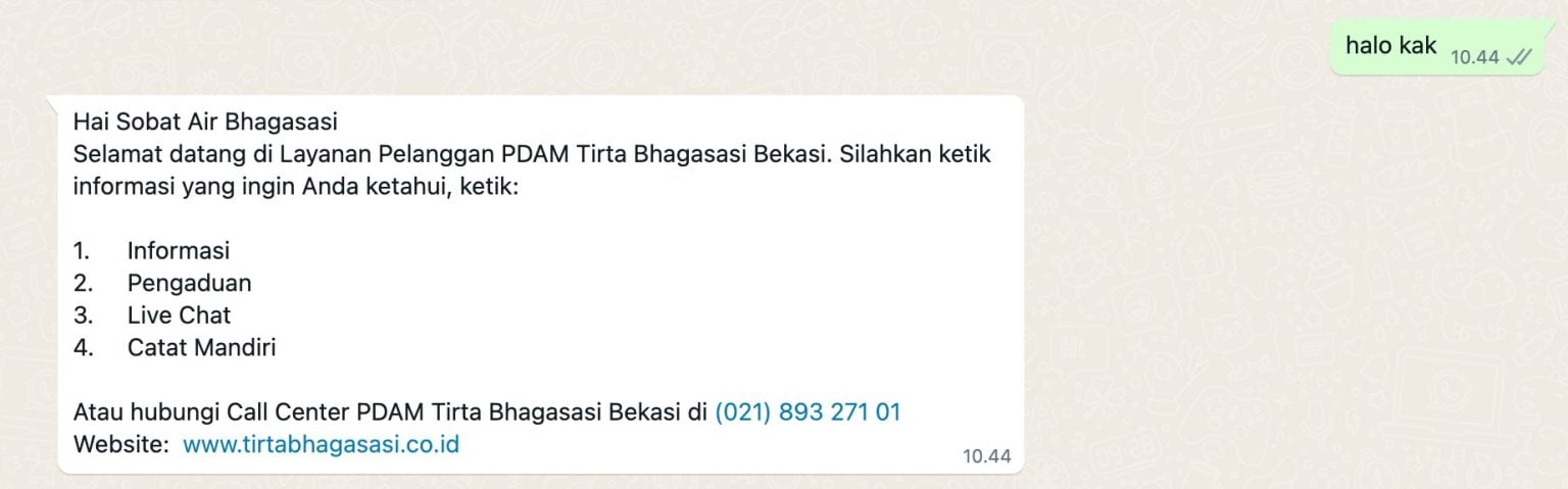 cara mengetahui id pelanggan pdam yang hilang