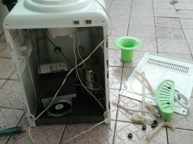 dispenser tidak panas