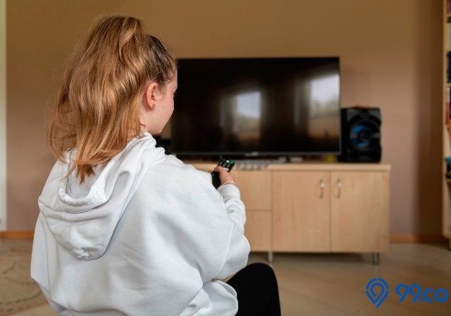 tv tidak bisa nyala tapi lampu power hidup