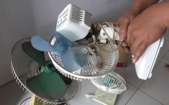 kipas angin rusak