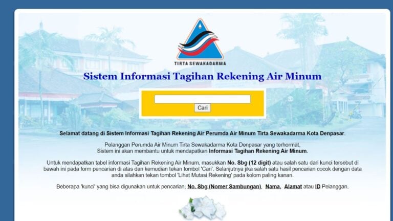 Cara Cek ID Pelanggan PDAM dengan Alamat, Mudah dan Akurat!