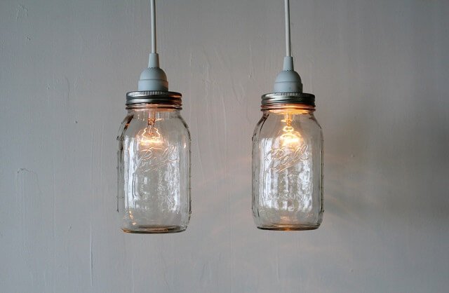 lampu gantung jar kaca
