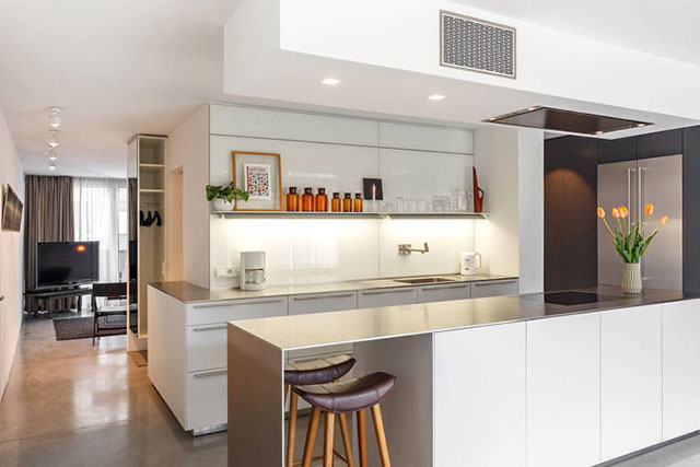 meja dapur minimalis stainless