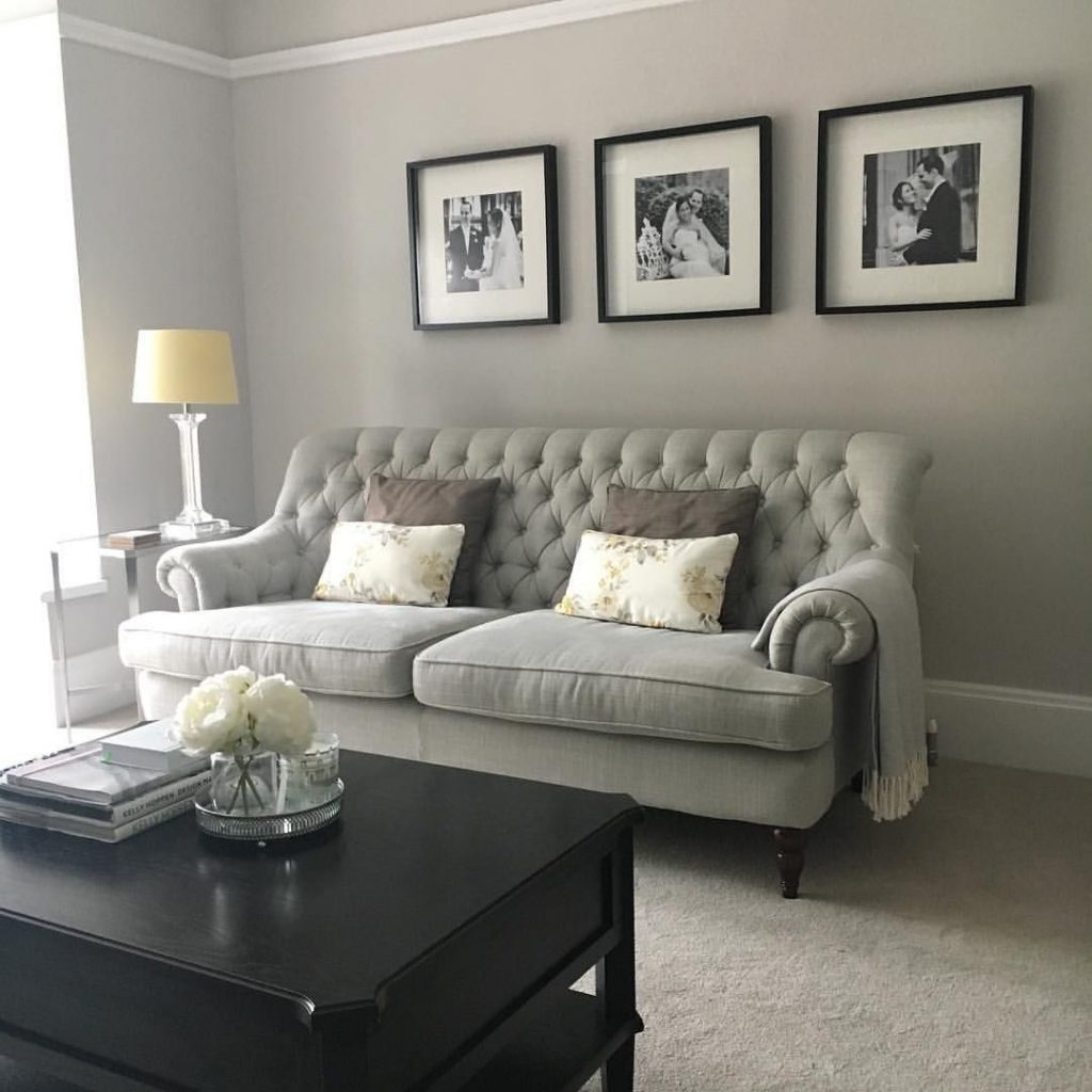 ruangan berwarna dove gray