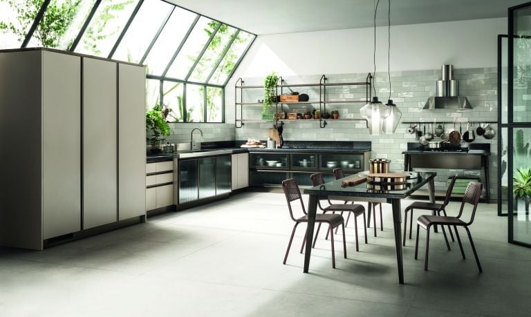 dapur bergaya industrial