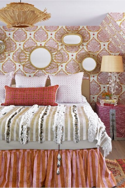 kamar warna pink