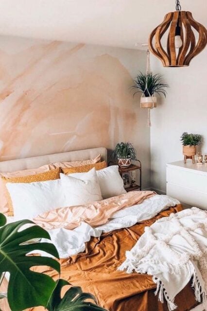 kamar tidur oranye