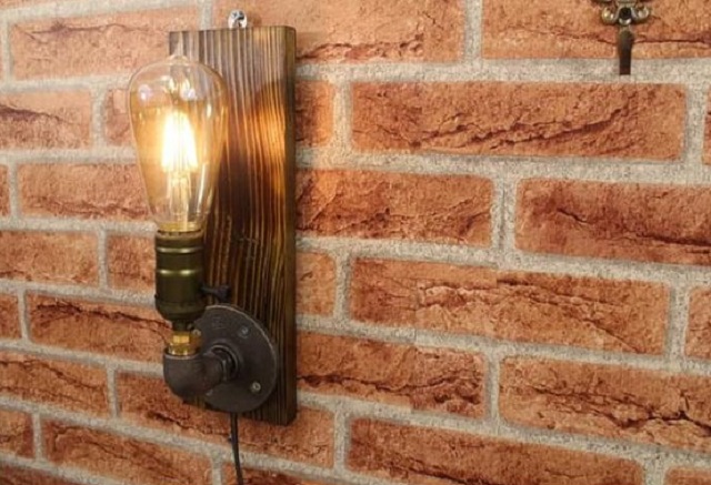 lampu rustic