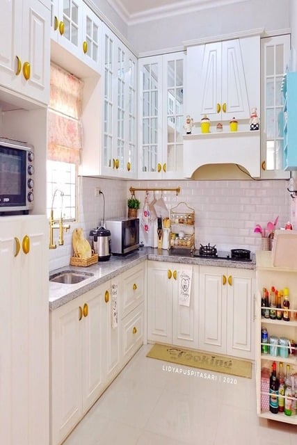 dapur shabby chic