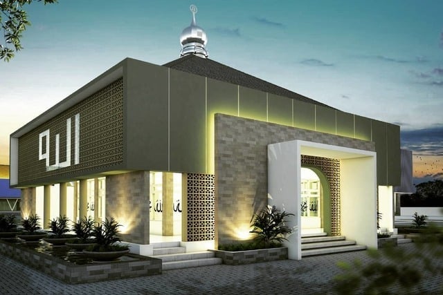 desain masjid minimalis