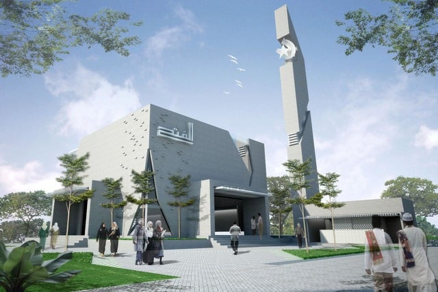 desain masjid minimalis