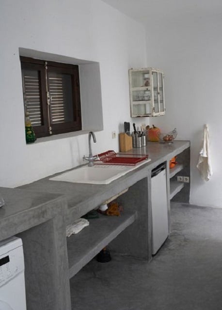 meja cor dapur