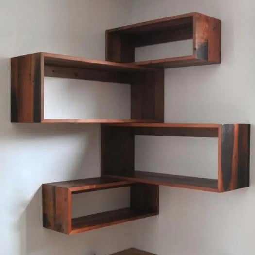 rak dinding kayu