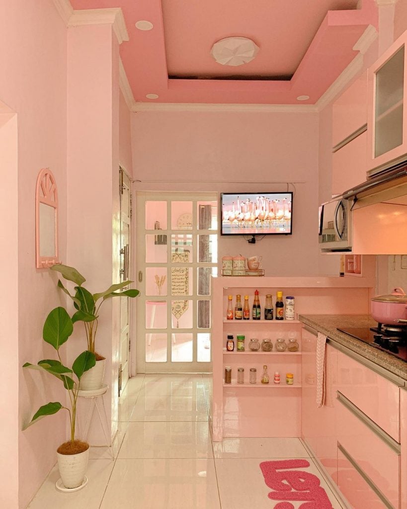 desain dapur sederhana unik