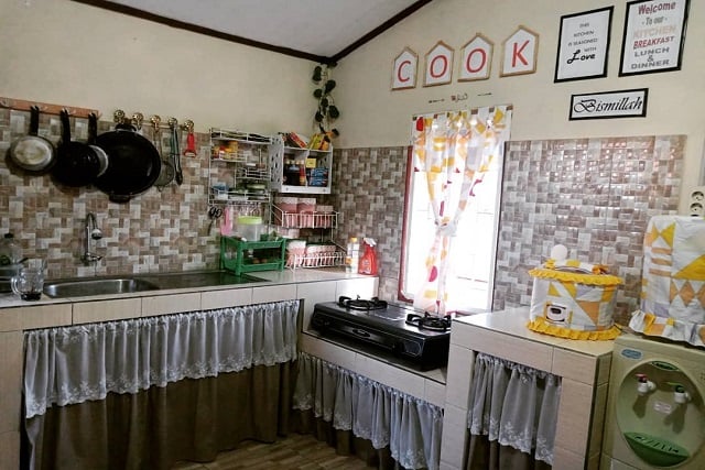 desain dapur sederhana unik