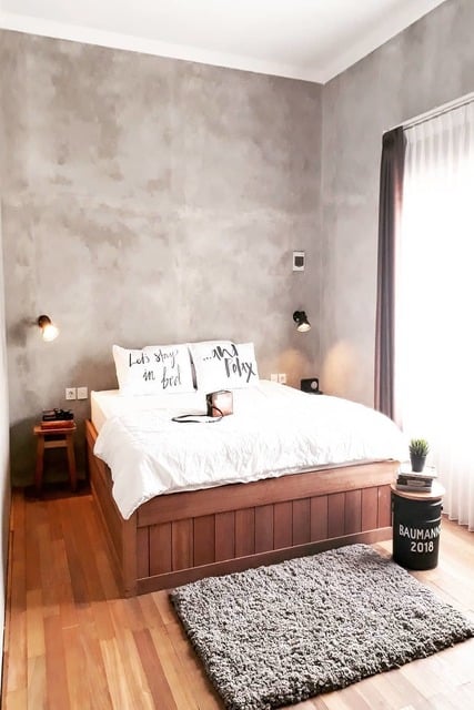 desain kamar tidur minimalis ukuran 3x4