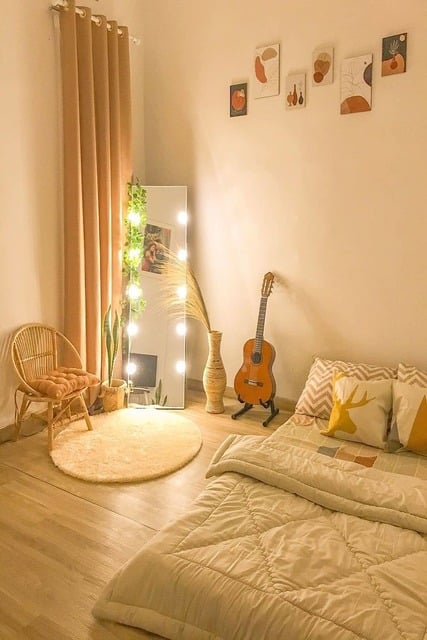 desain kamar tidur minimalis ukuran 3x4