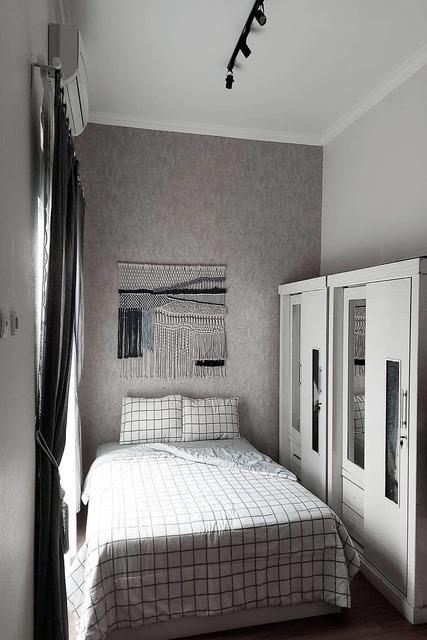 desain kamar tidur minimalis ukuran 3x4