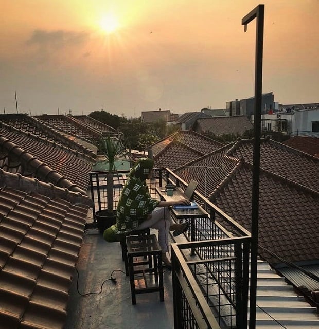 desain rooftop mungil desain rooftop mungil