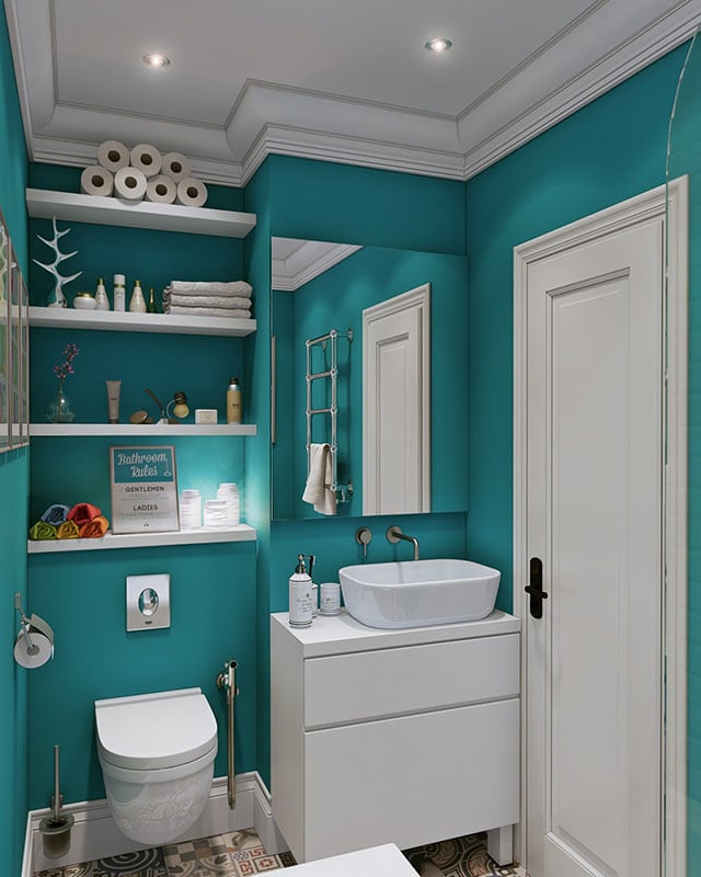 kamar mandi mungil