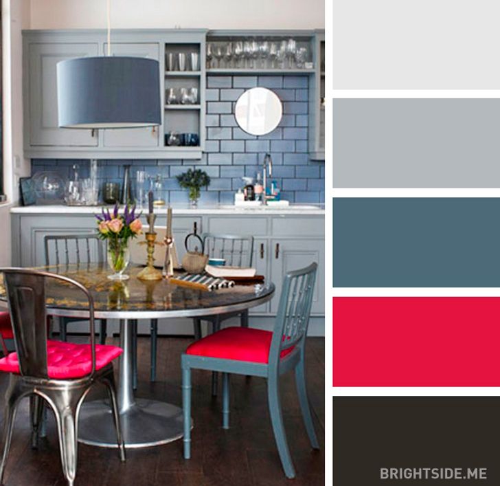 cat dapur warna abu merah ungu