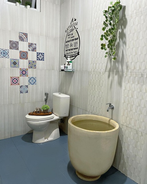 toilet sederhana yang cantik