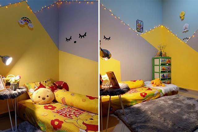 desain kamar bernuansa cerah untuk anak