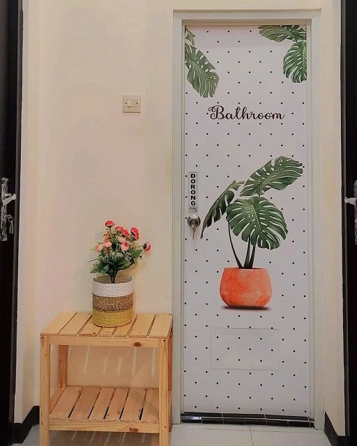 wallpaper di pintu