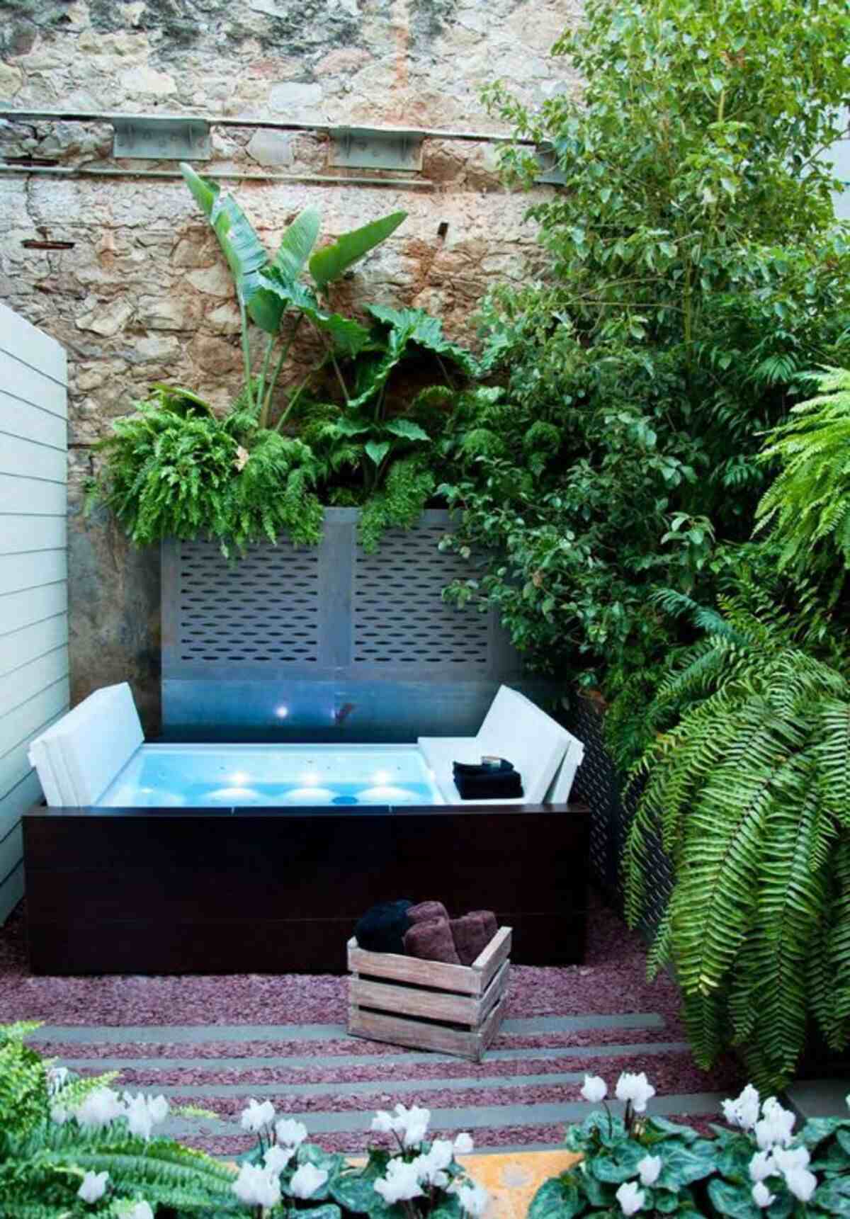 desain kamar mandi pedesaan modern