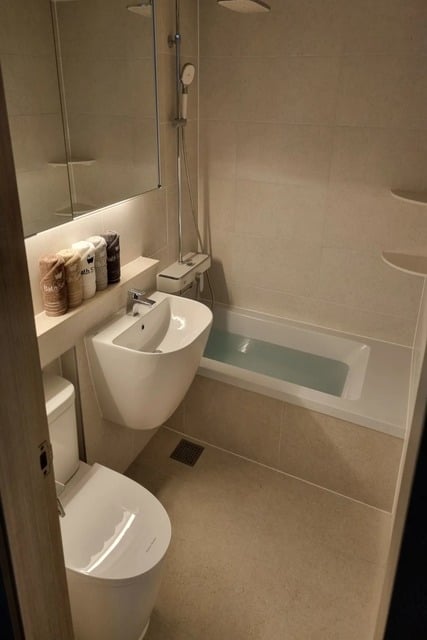 desain kamar mandi minimalis ala korea