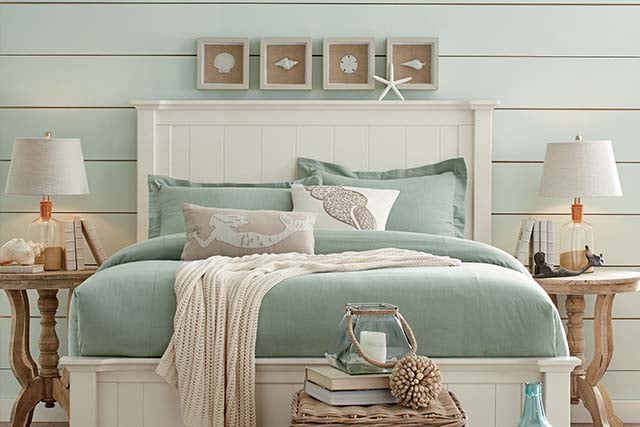 desain kamar tidur ala pantai