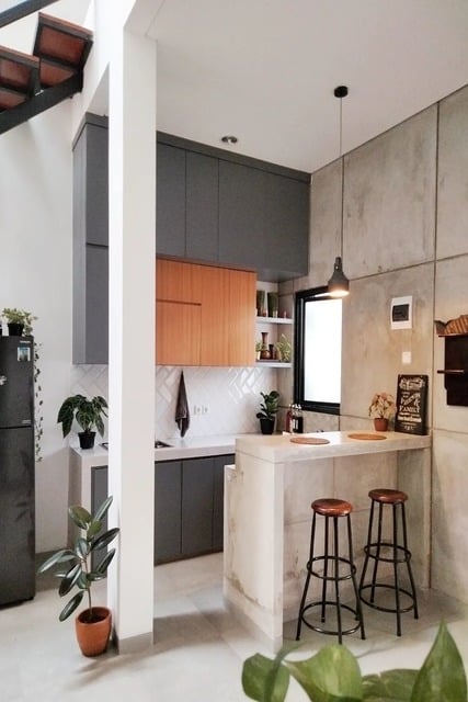 dapur minimalis modern mewah