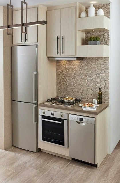 desain dapur minimalis 1x1 mungil