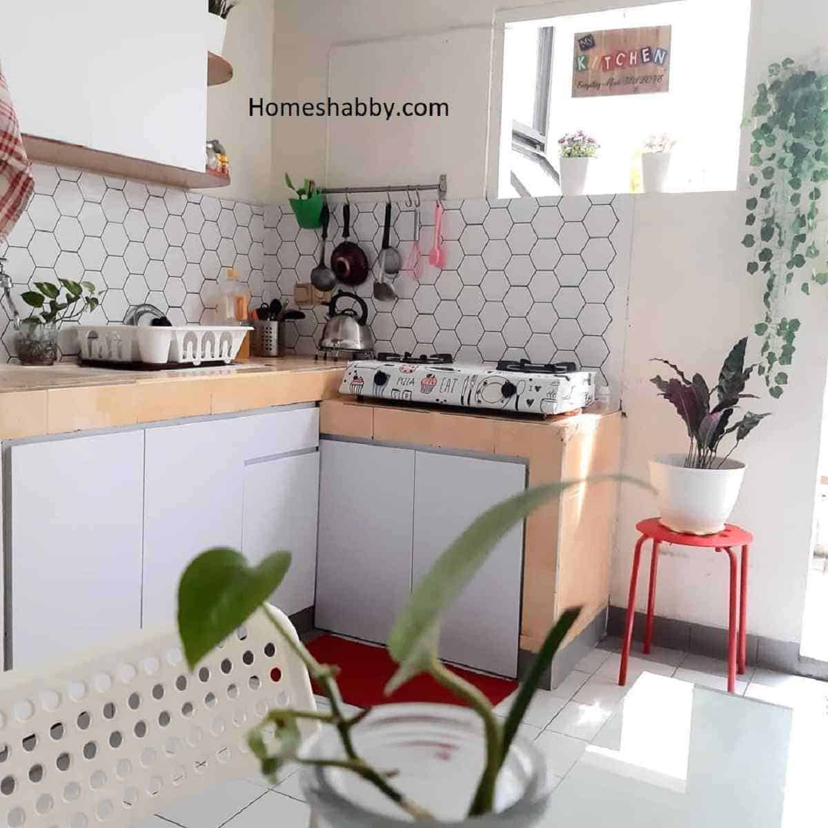 desain dapur minimalis 1x1 cantik