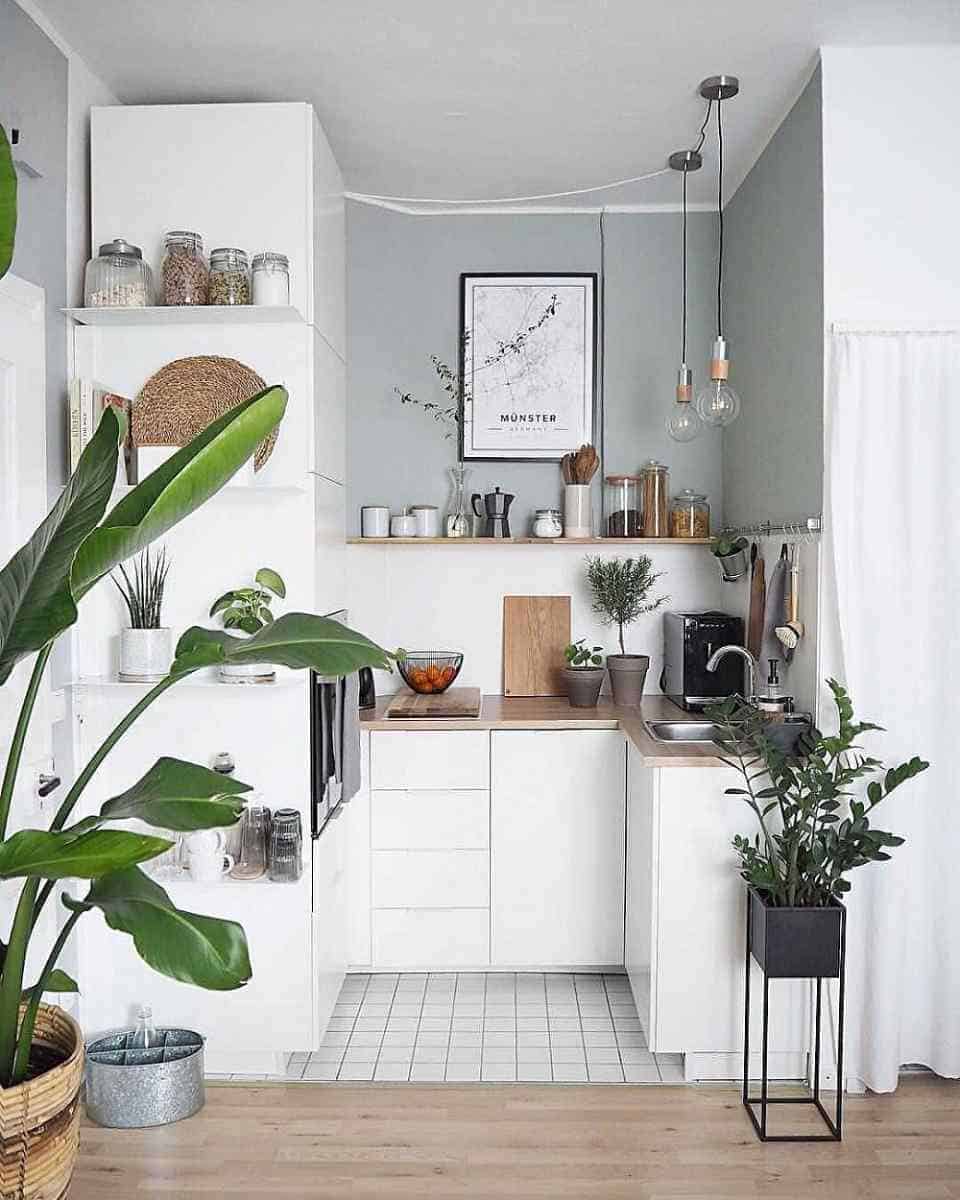 desain dapur minimalis 1x1 modern