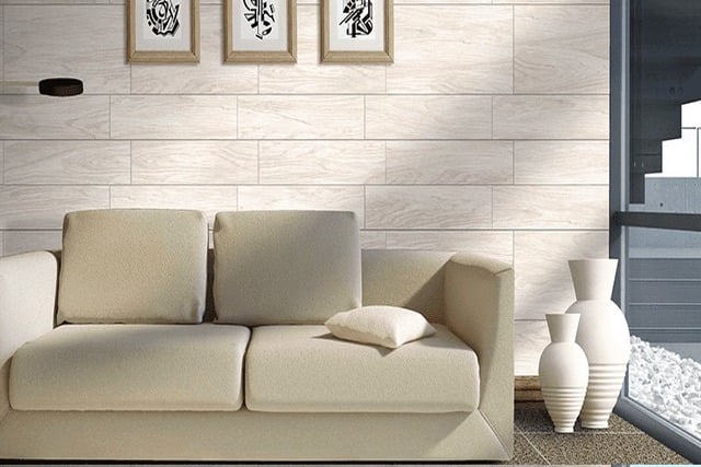 keramik motif kayu untuk ruang tamu