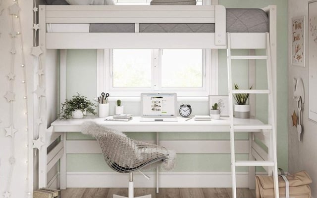 desain ruang kerja di kamar tidur gaya asrama desain ruang kerja di kamar tidur gaya asrama
