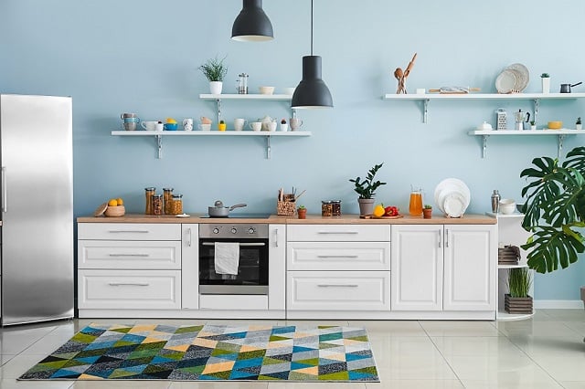 warna cat dapur yang cerah