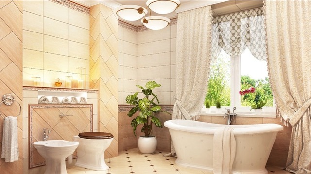 desain kamar mandi dengan kesan jadul