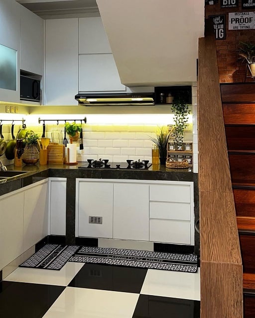 dapur bawah tangga minimalis